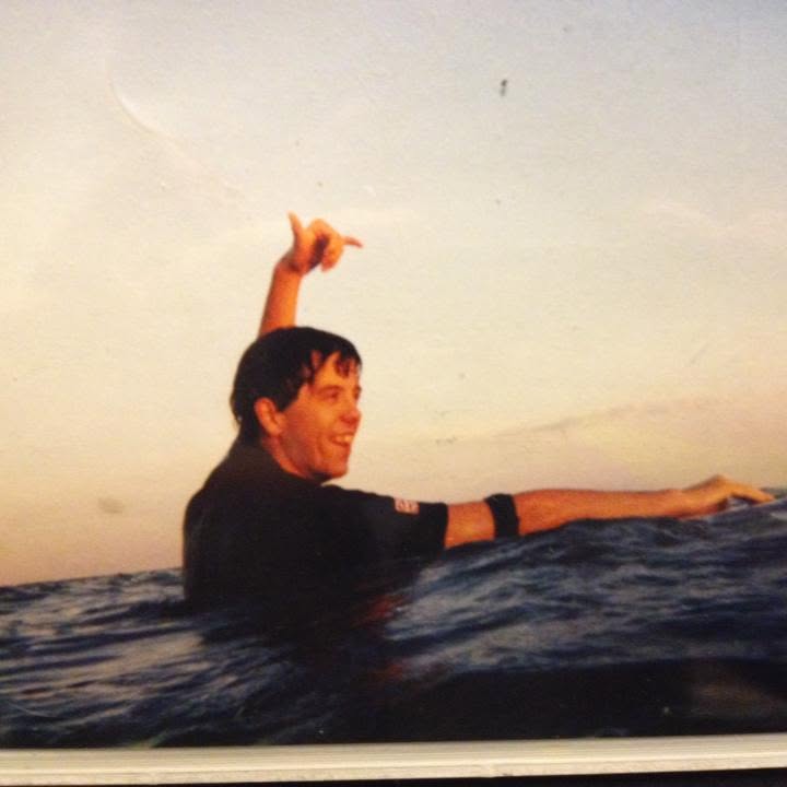 Bodyboarding in the ocean during my years in Ocean City NJ