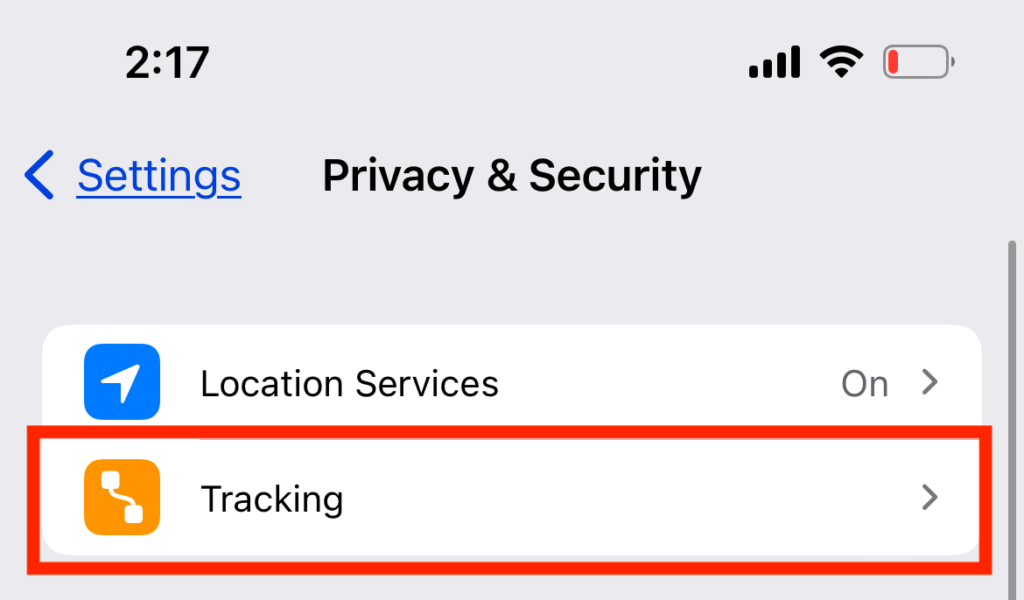 Android and iPhone privacy settings to reduce tracking