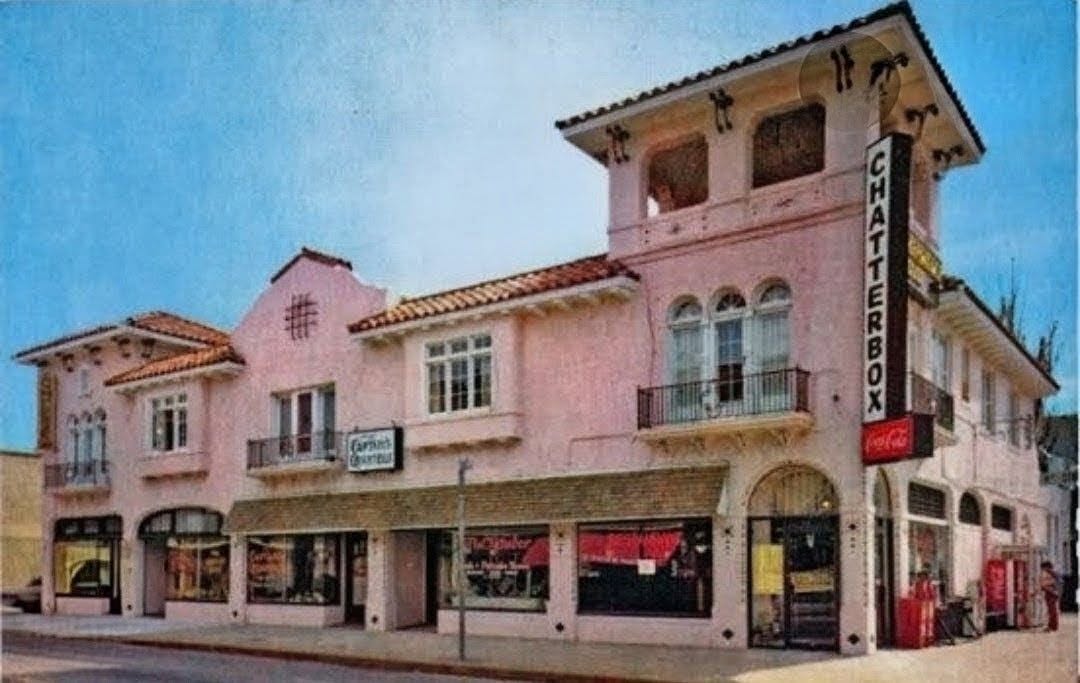 Pink Chatterbox restaurant at Ninth and Central in Ocean City NJ in the 1990s